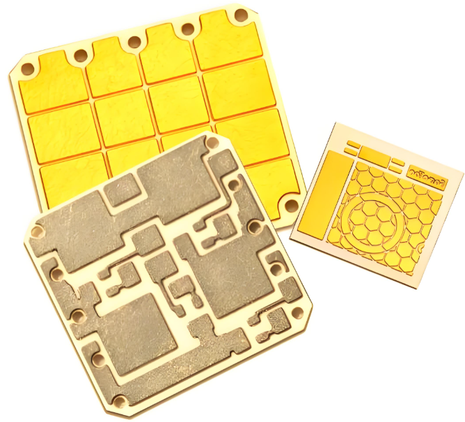 4-Layer 1 mm Thick AlN PCBs for High-Power PCB