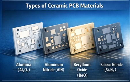 What Types of Ceramic Circuit Board Material Are Commonly Used?