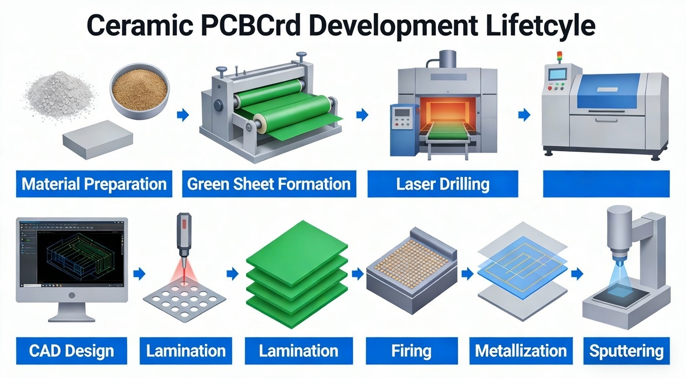 The Ceramic PCB Development Lifecycle From CAD to Sputtering