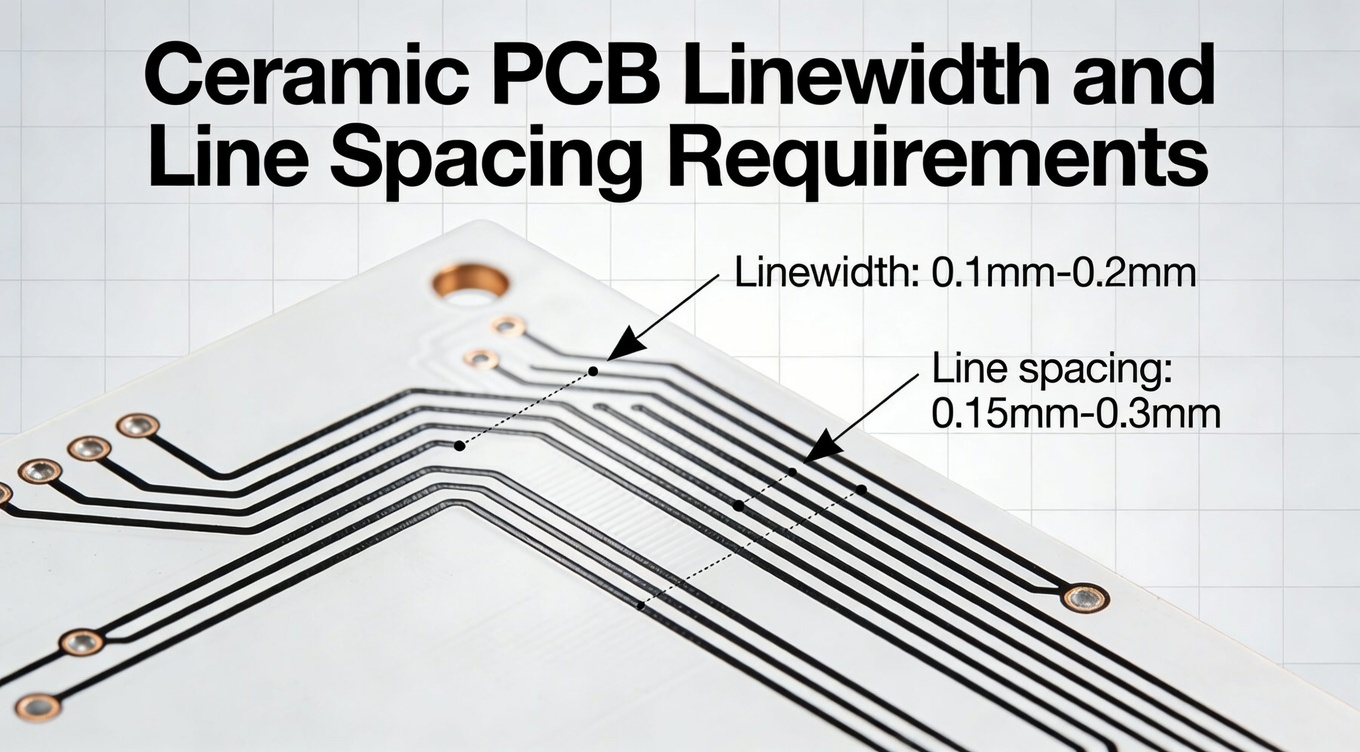 Ceramic PCB Linewidth and Line Spacing