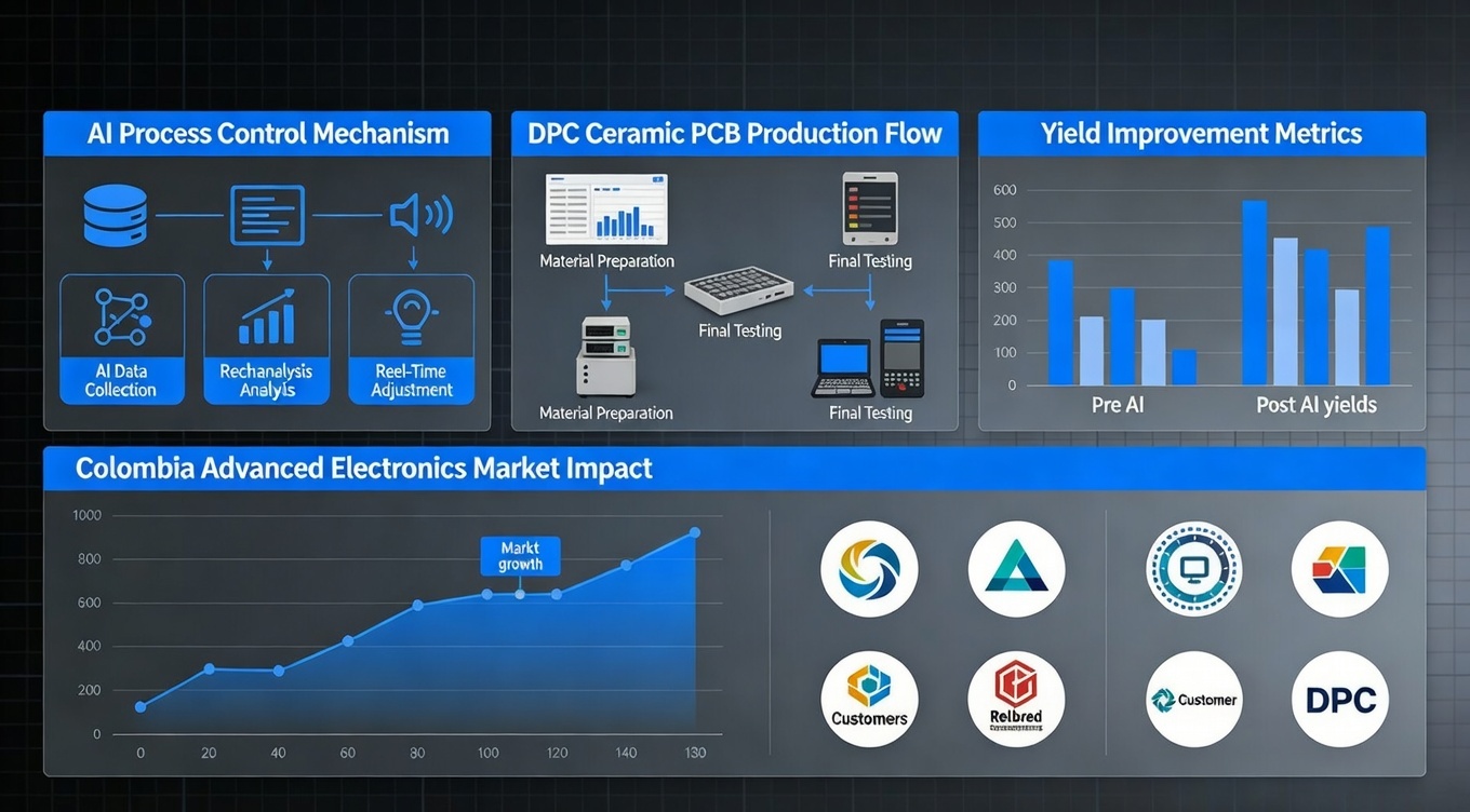 AI-Driven Process Control for DPC Ceramic PCB Yield Improvement in Colombia’s Advanced Electronics Market