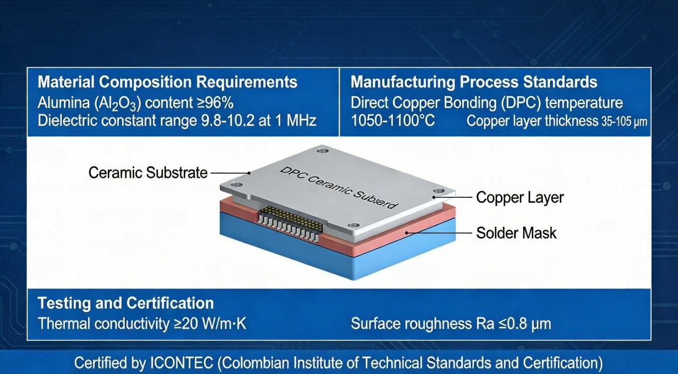 Colombian Technical Requirements and Measurement Standards for DPC Ceramic PCBs