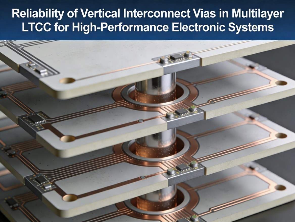 Reliability of Vertical Interconnect Vias in Multilayer LTCC for High-Performance Electronic Systems