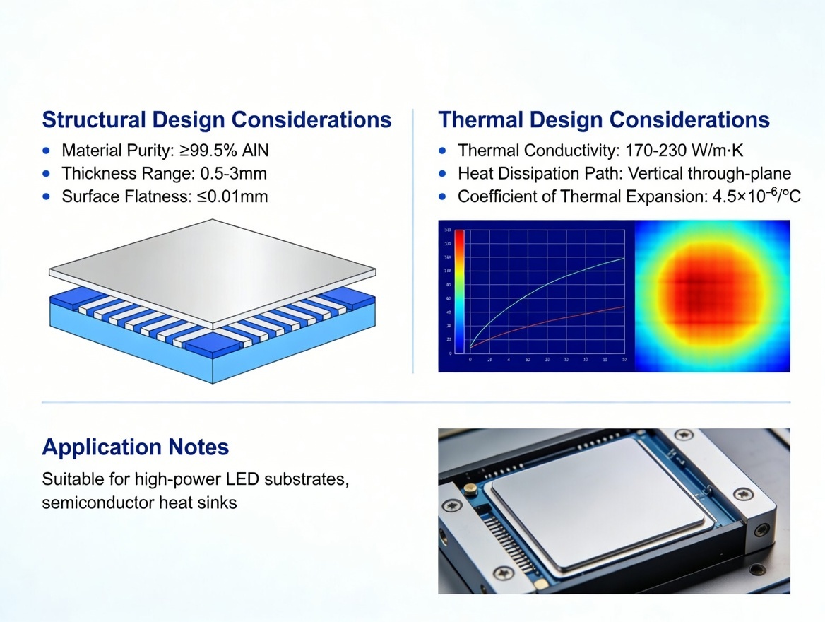 Structural and Thermal Design Considerations for AlN Ceramic PCB