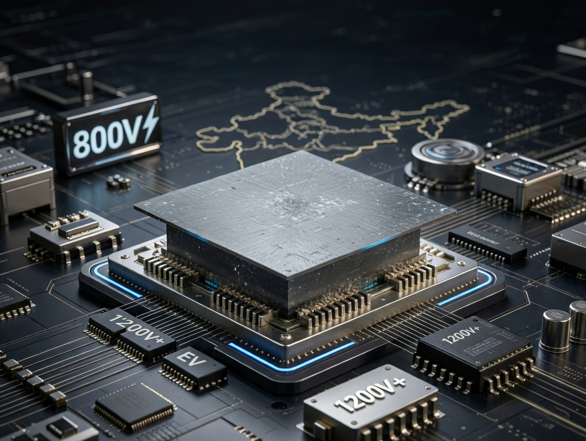 Silicon Carbide (SiC) Substrates for 1200V+ EV Inverters: Driving India's 800V Revolution
