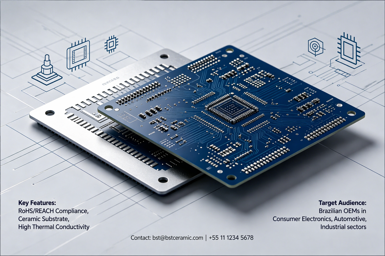 BST‘s RoHS REACH-Ready Ceramic PCB Portfolio for Brazilian OEMs