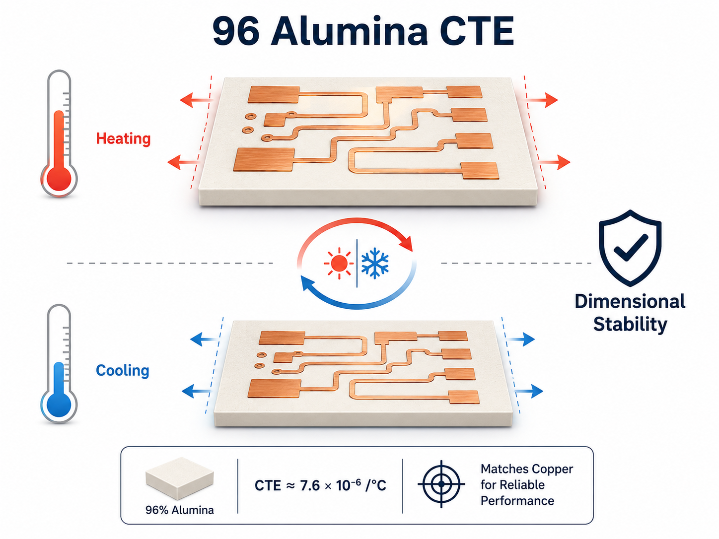 96 Alumina: Properties, Thermal Conductivity, and Substrate Applications