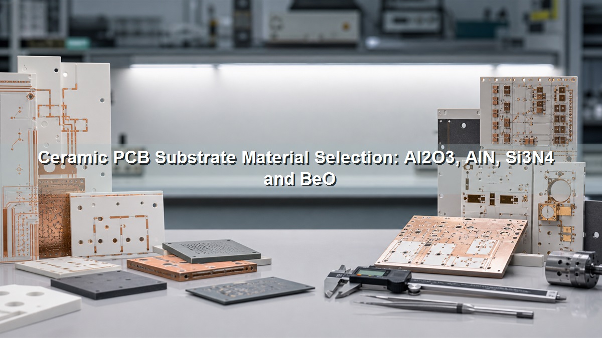 Ceramic PCB Substrate Material Selection: Al2O3, AlN, Si3N4 and BeO