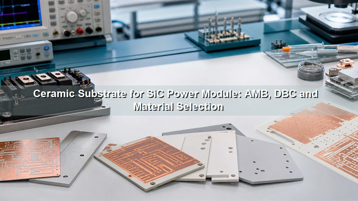 Ceramic Substrate for SiC Power Module: AMB, DBC and Material Selection