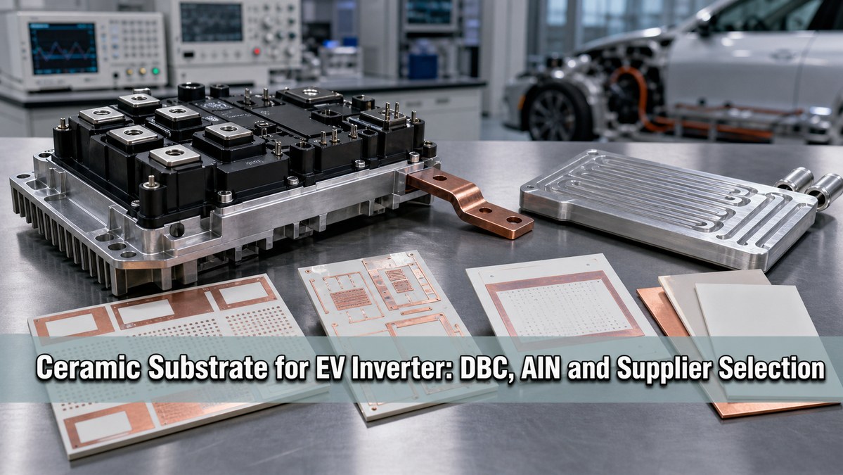 Ceramic Substrate for EV Inverter: DBC, AlN and Supplier Selection