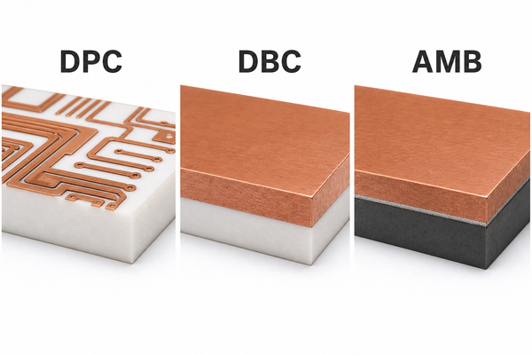DPC DBC and AMB ceramic substrate process matching