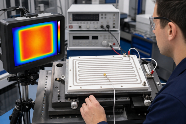 Thermal mapping and zoned resistor pattern for ceramic heating plate uniformity