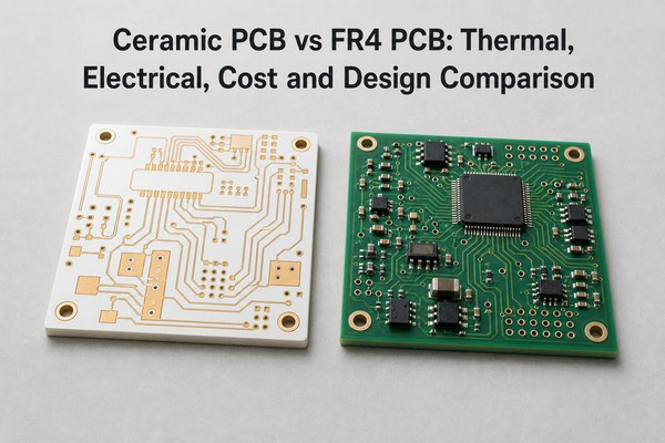 Ceramic PCB vs FR4 PCB: Thermal, Electrical, Cost and Design Comparison
