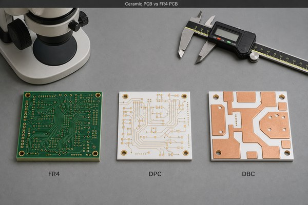 FR4 DPC and DBC PCB manufacturing comparison