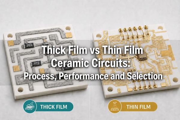 Thick Film vs Thin Film Ceramic Circuits: Process, Performance and Selection