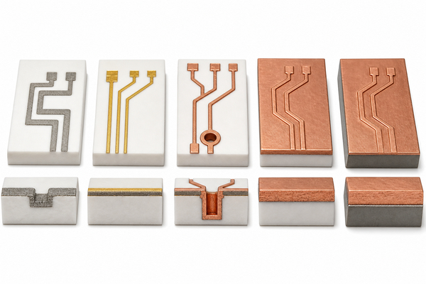 Ceramic PCB metallization process comparison