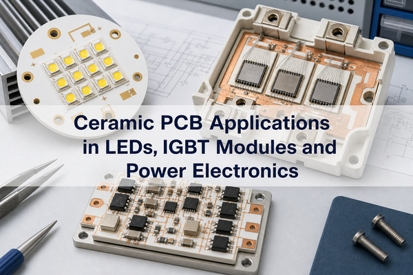 Ceramic PCB Applications in LEDs, IGBT Modules and Power Electronics