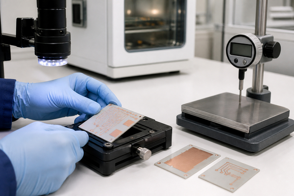 Ceramic substrate inspection and reliability testing