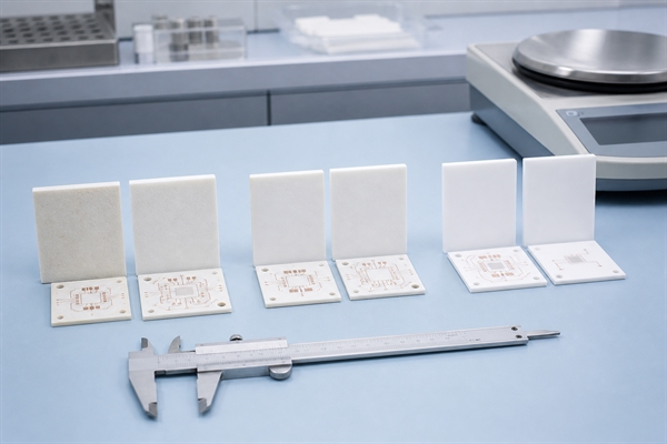Density comparison of 96 percent and high purity alumina ceramic grades