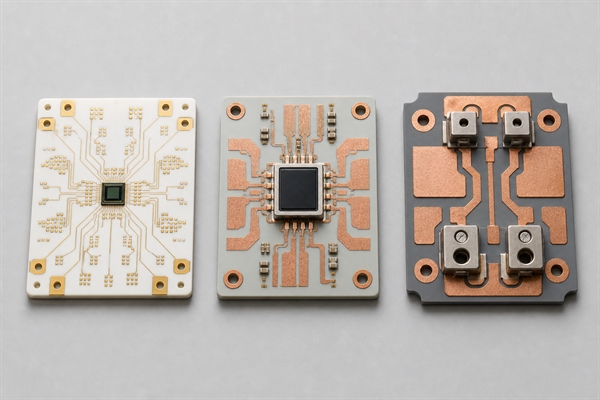 Alumina aluminum nitride and silicon nitride ceramic PCB material comparison