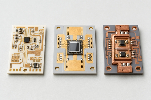 Ceramic PCB application material selection using alumina aluminum nitride and silicon nitride