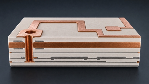 Ceramic PCB conductor architectures with surface vias bonded copper and internal layers