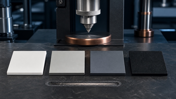 Alumina aluminum nitride silicon nitride zirconia and silicon carbide hardness comparison