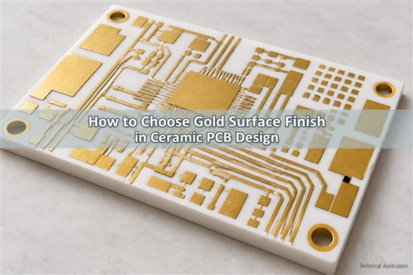 How to Choose Gold Surface Finish in Ceramic PCB Design