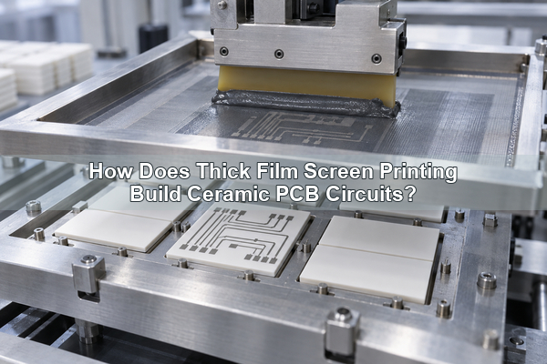 How Does Thick Film Screen Printing Build Ceramic PCB Circuits?