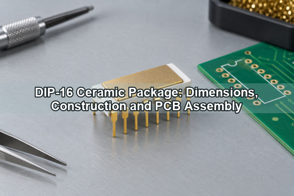 DIP-16 Ceramic Package: Dimensions, Construction and PCB Assembly