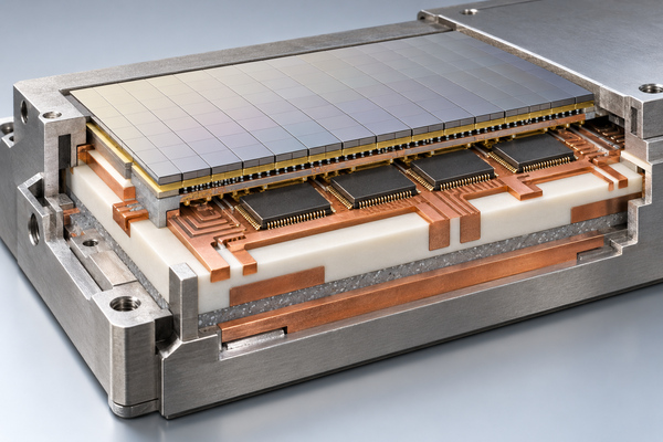 Thermal and mechanical interfaces in an X-ray detector ceramic carrier
