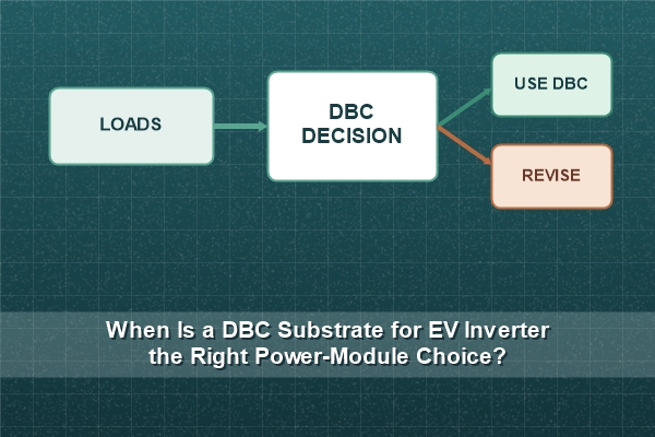 When Is a DBC Substrate for EV Inverter the Right Power-Module Choice?