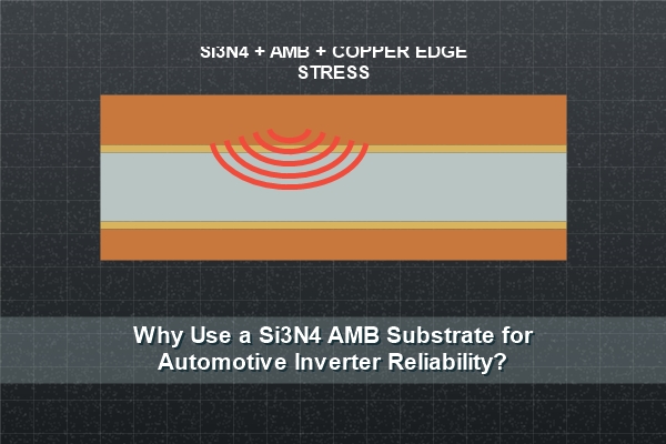 Why Use a Si3N4 AMB Substrate for Automotive Inverter Reliability?