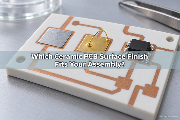 Which Ceramic PCB Surface Finish Fits Your Assembly?