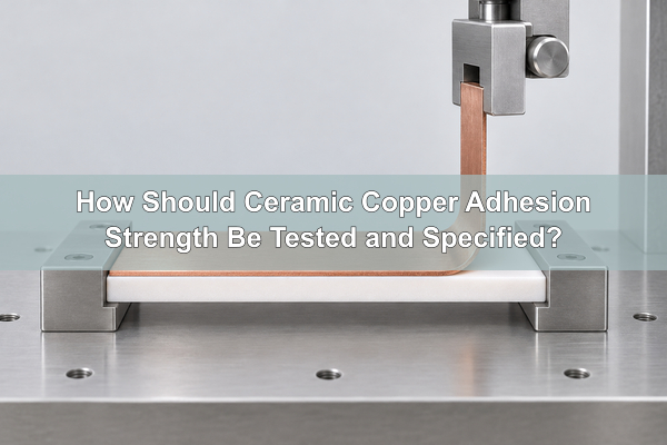 How Should Ceramic Copper Adhesion Strength Be Tested and Specified?