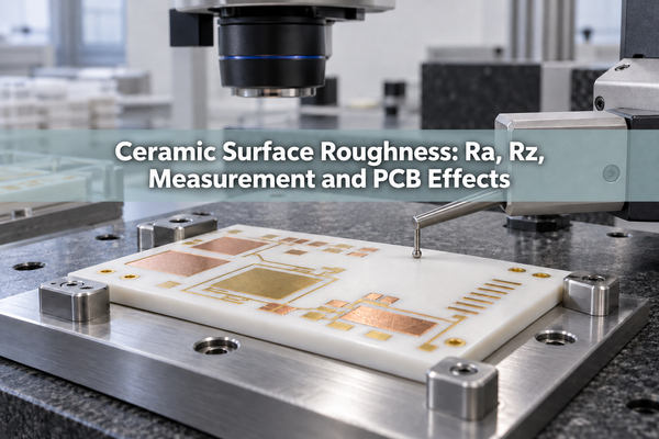 Ceramic Surface Roughness: Ra, Rz, Measurement and PCB Effects
