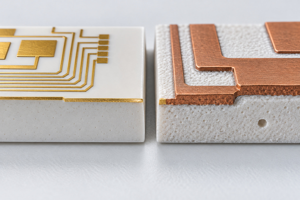 Ceramic surface roughness effects on metallization
