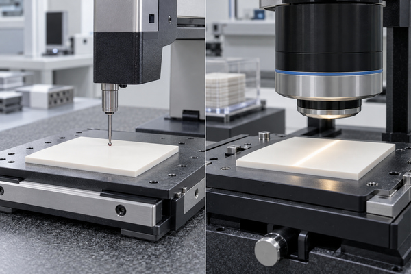 Stylus and optical ceramic surface roughness measurement
