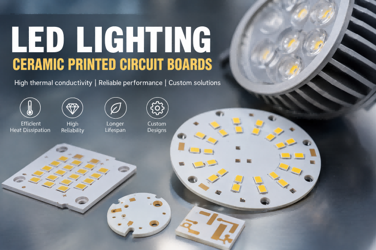 How to Choose a LED Lighting Ceramic Printed Circuit Boards Supplier?