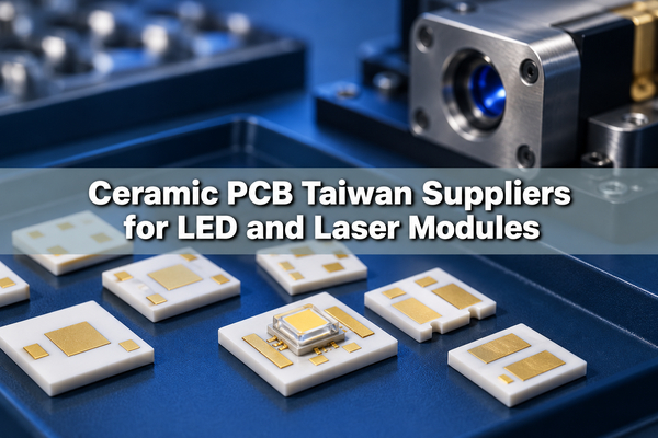 Ceramic PCB Taiwan Suppliers for LED and Laser Modules